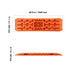 10T Recovery Traction Boards PP Off Road Sand Mud Snow Tire Mats Orange