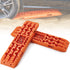 10T Recovery Traction Boards PP Off Road Sand Mud Snow Tire Mats Orange