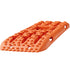 10 TON Traction Boards with PP Material, Recovery Boards for Off-road Vehicles/Cars/Pickups/SUVs/RVs, Pair Tire Traction Mats on Snow, Sand, Mud and Loose Terrain, Storage Bag, Long, Orange