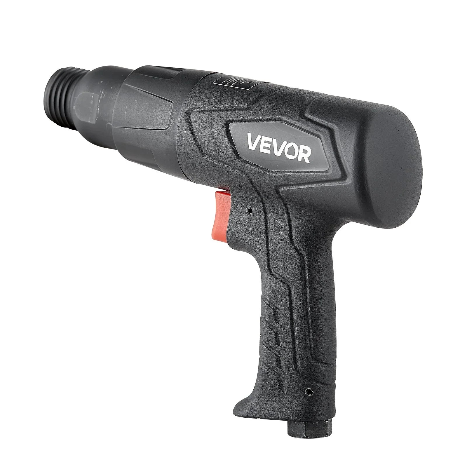 Air Hammer, 2500-2700BPM Pneumatic Hammer with 70mm Stroke & 4PCS 170mm Long Barrel Chisels, Pistol-Grip Compact Air Chisel Pneumatic Shovel Tool for Cutting Scraping Demolishing