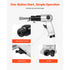 Pneumatic Air Hammer 4500BPM Air Chisel with 4 Round Shank Chisels