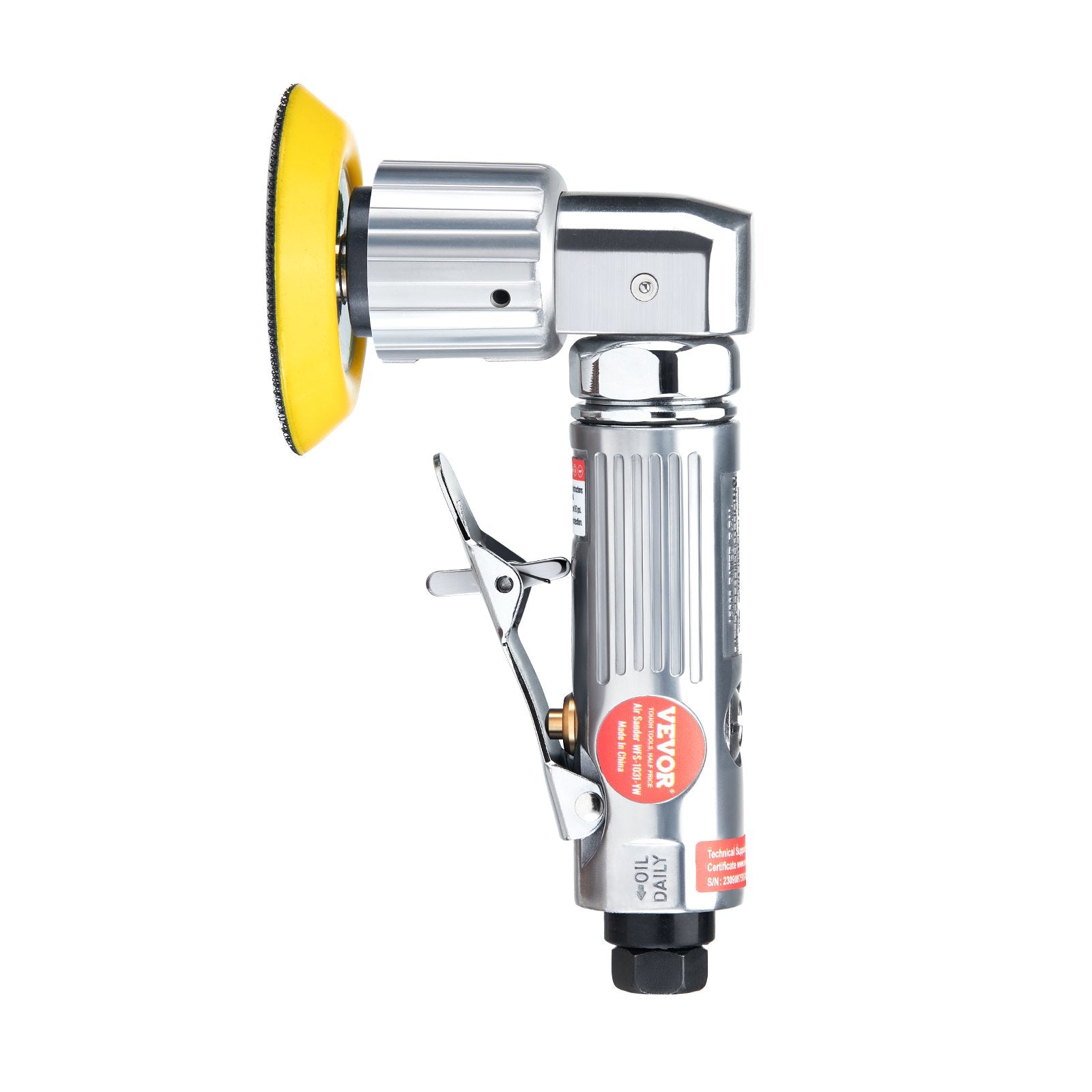 58PCS Air Sander Kit 1/2/3in Random Orbital Air Sander Polisher 15000r/min