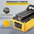 Air Hydraulic Pump, 10,000 PSI Hydraulic Foot Pump, 0.6 Gal Reservoir Foot Operated Air/Hydraulic Pump, with Hose and Spray Gun for Heavy Machinery Rigging, Auto Repair, Auto Body Frame Machines