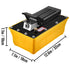 Air Hydraulic Pump, 10,000 PSI Hydraulic Foot Pump, 0.6 Gal Reservoir Foot Operated Air/Hydraulic Pump, with Hose and Spray Gun for Heavy Machinery Rigging, Auto Repair, Auto Body Frame Machines