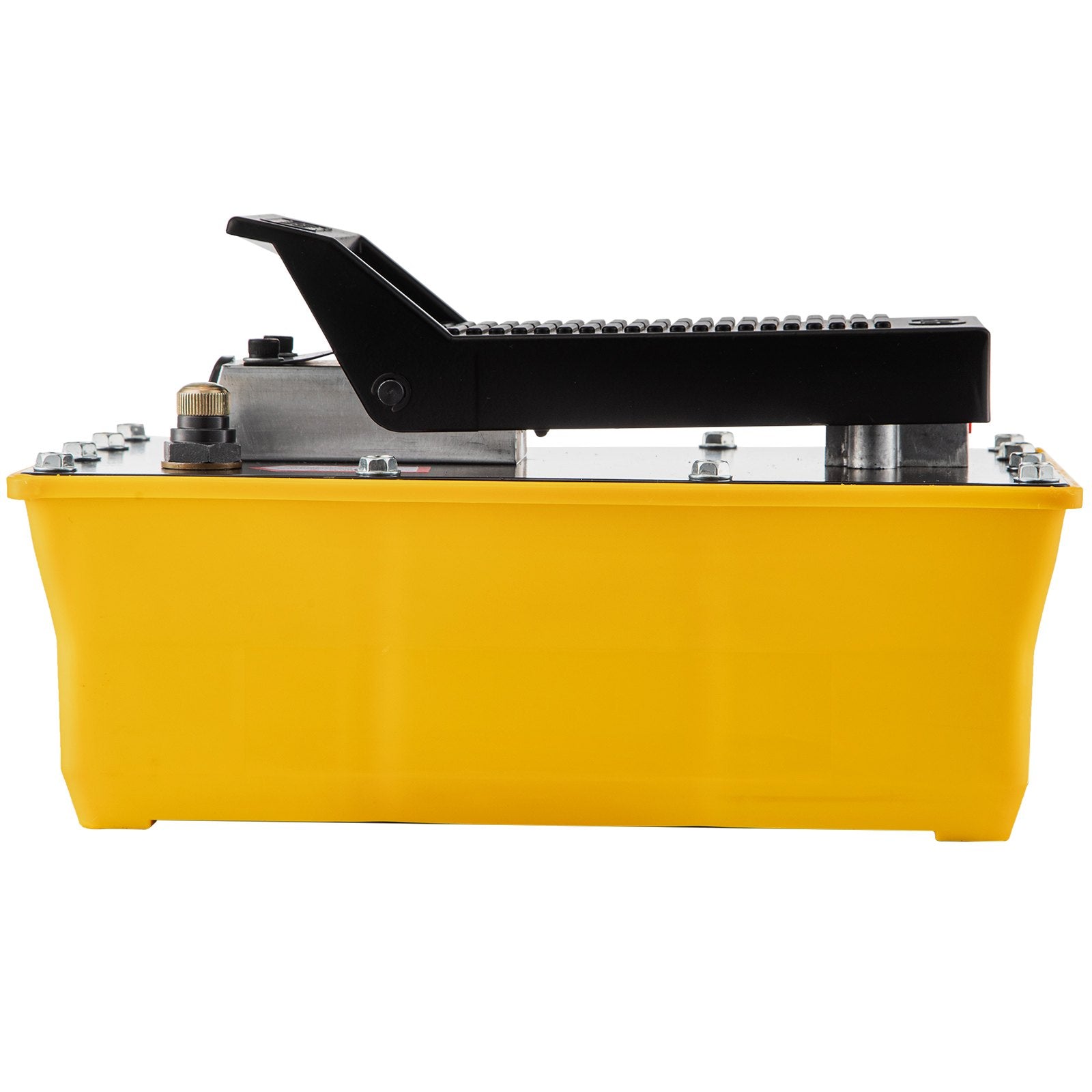 Air Hydraulic Pump, 10,000 PSI Hydraulic Foot Pump, 0.6 Gal Reservoir Foot Operated Air/Hydraulic Pump, with Hose and Spray Gun for Heavy Machinery Rigging, Auto Repair, Auto Body Frame Machines