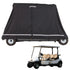 4 Passenger Golf Cart Cover 600D Waterproof UV Dustproof Full Cover Black