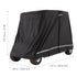 4 Passenger Golf Cart Cover 600D Waterproof UV Dustproof Full Cover Black