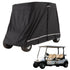 4 Passenger Golf Cart Cover 600D Waterproof UV Dustproof Full Cover Black