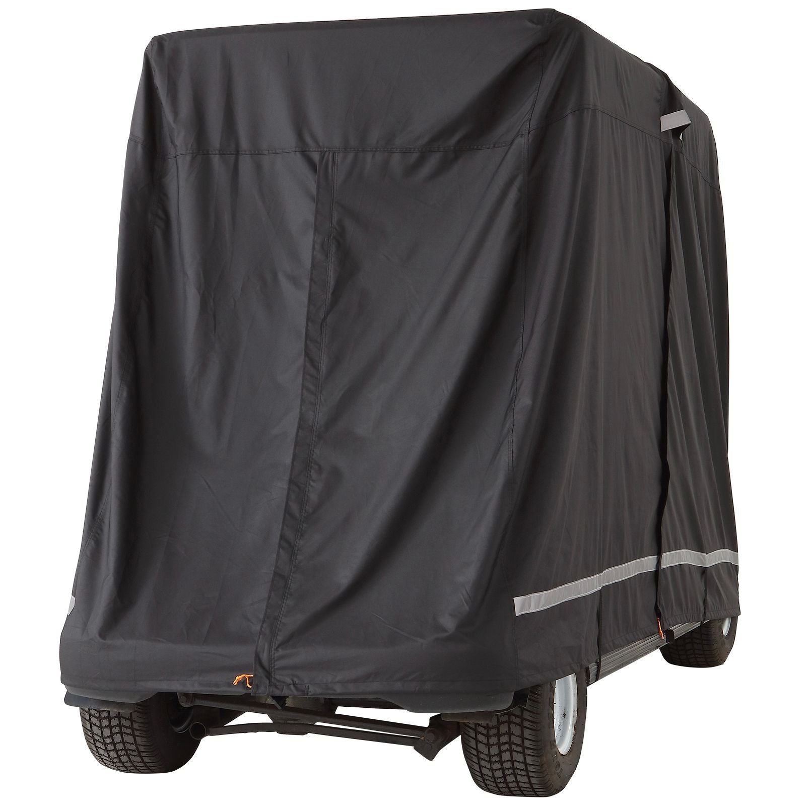 4 Passenger Golf Cart Cover 600D Waterproof UV Dustproof Full Cover Black