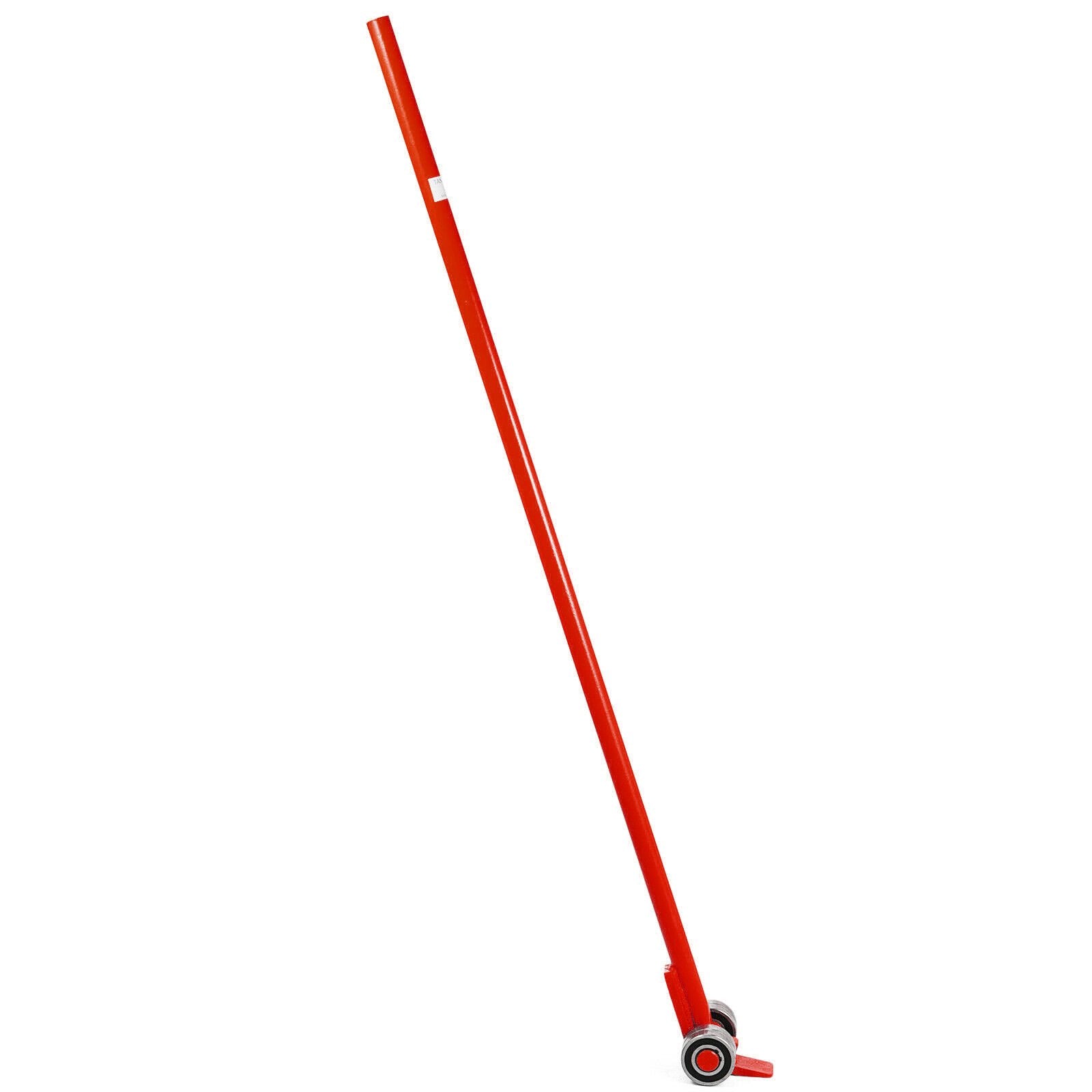 Prylever Bar 3T Capacity Steel Pry Lever Bar Heavy Duty with Wheels Prylever with 1.8 m Length Handle