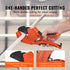 VEVOR PVC Pipe Cutter, 0-2-1/2" O.D. Ratcheting PVC Pipe Cutter, Heavy Duty Tube Cutting Tool with Spare SK5 Blade for PVC, CPVC, PP-R, PEX, PE, Rubber Hoses