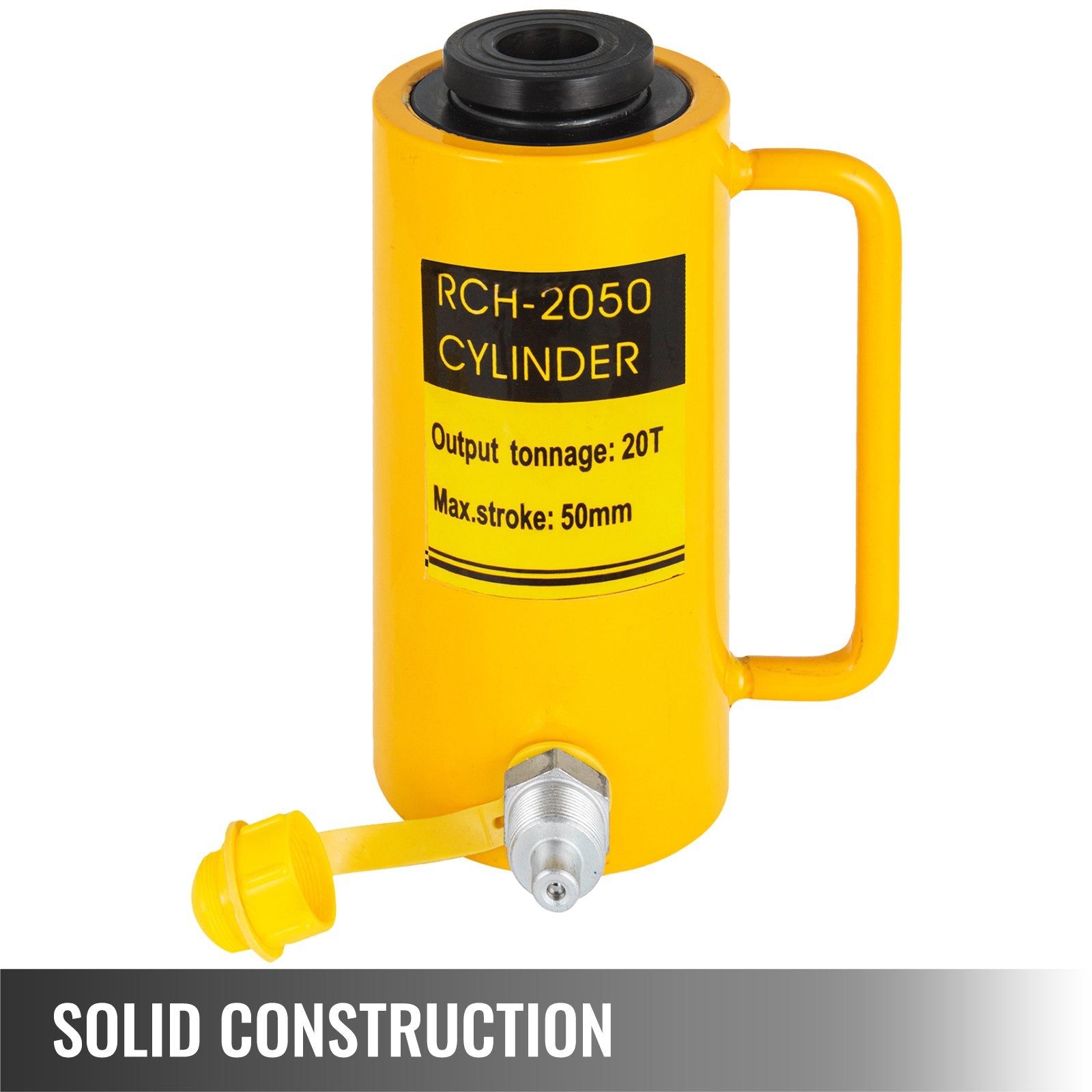 20T 2Inch Hydraulic Cylinder Jack Hollow Single Acting Hydraulic Ram Cylinder 50mm Hydraulic Lifting Cylinders (20T 2Inch Hollow)