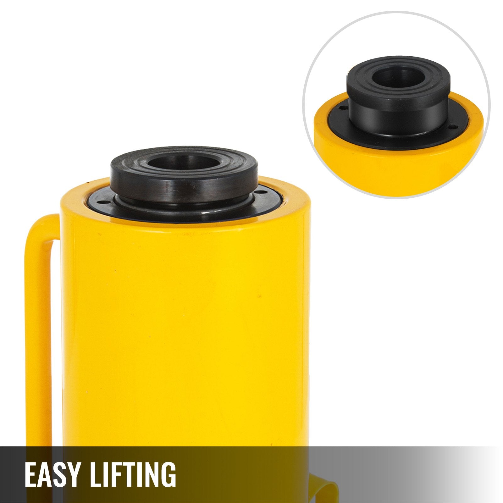 20T 2Inch Hydraulic Cylinder Jack Hollow Single Acting Hydraulic Ram Cylinder 50mm Hydraulic Lifting Cylinders (20T 2Inch Hollow)