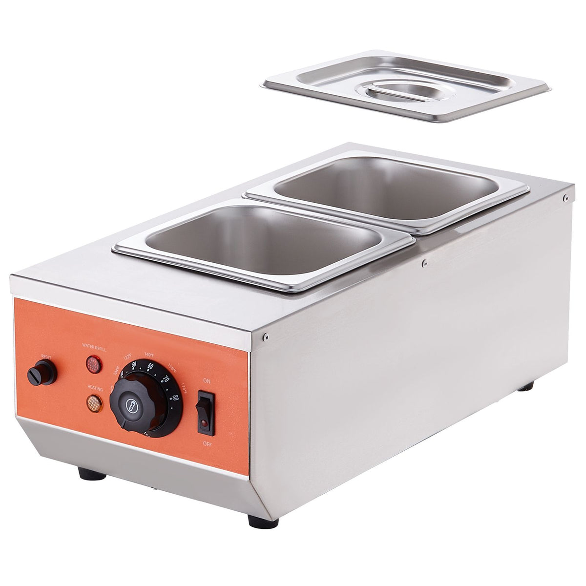 Chocolate Tempering Machine 2 Tank 800W Stainless Steel Melting Pot TEMP Control