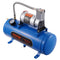 12V Air Compressor with Tank 1.6 Gallon/6 L, Train Horn Air Compressor, 120 psi Working Pressure Onboard Air Compressor System for Train Air Horns, Inflating Tires, Air Mattresses
