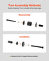 Wheel Bearing Press Kit, 23 PCS FWD Bearing Puller Tools, for Front Wheel Drive Bearing Removal and Installation, Wheel Bearing Tool with Sliding Screw, Bushings, Sleeve Plates, Storage Case