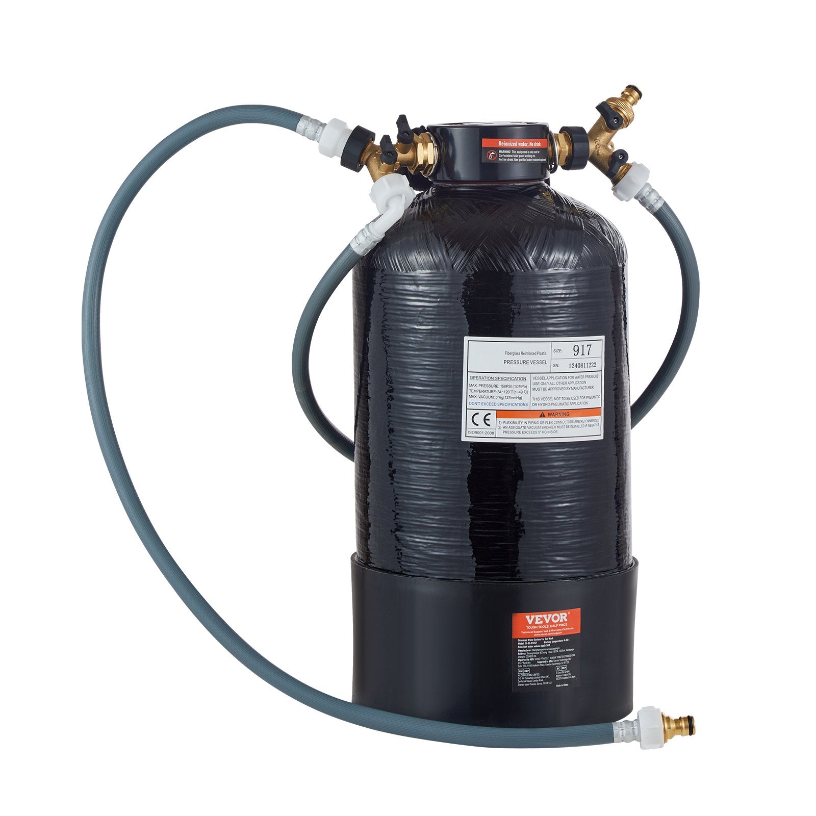 Spotless Deionized Water System Car Wash System with Handheld TDS Meter