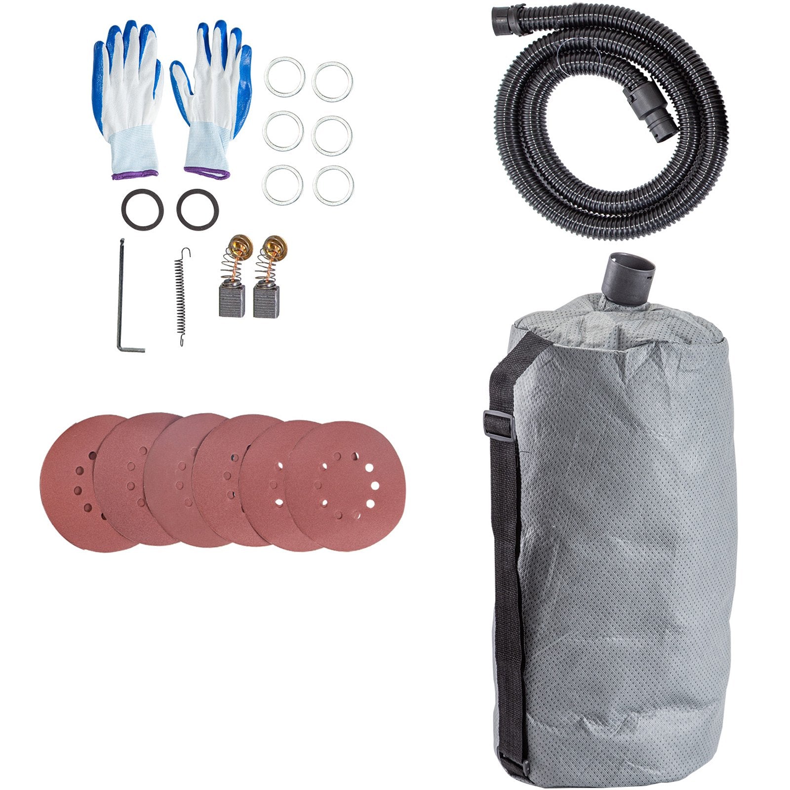 Drywall Sander 750W Electric, Electric Sander Variable Speed 800-1750RPM, Drywall Sander Foldable Sheetrock Sander, with Telescope Handle ,Vacuum Bag Drywall Sanders 6 Sand Pads