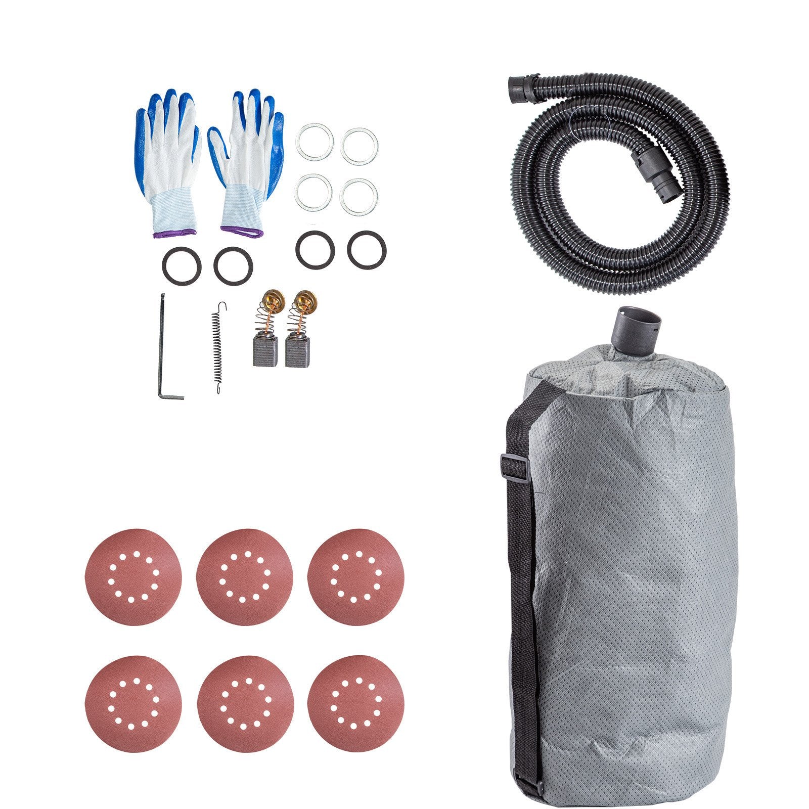 Drywall Sander 750W, Electric Drywall Sander, Foldable Sheetrock Sander, with Telescope Handle, Electric Sander, Variable Speed 800-1750 RPM, Wall Sander, with LED Strip Light and Vacuum Bag