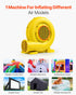 Inflatable Bounce House Blower 0.8&1HP 750W for Commercial Bounce House
