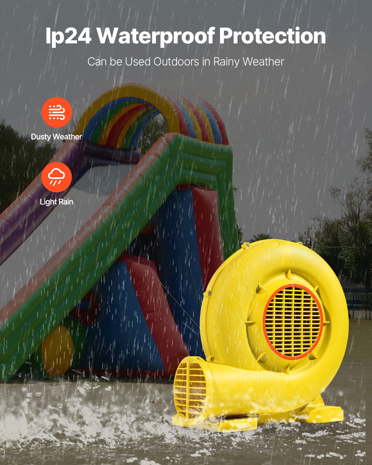 Inflatable Bounce House Blower 0.8&1HP 750W for Commercial Bounce House