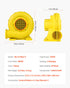 Inflatable Bounce House Blower 0.8&1HP 750W for Commercial Bounce House
