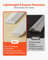 Wall Molding 12 Pack, 51 x 51 cm Wainscoting Panels Kit, Lightweight Paintable Polystyrene, Easy to Install, Waterproof Accent Wall Trim for Interior Décor Living Room, Bedroom, Home, White