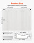 Wall Molding Kit, Wainscoting Panels, Lightweight Paintable Polystyrene, Easy to Install,  Wide & Narrow Accent Wall Trim for Interior Décor Living Room, Bedroom, Home, White (197 x 98 cm )