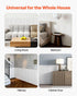 Wall Molding Kit, Wainscoting Panels, Lightweight Paintable Polystyrene, Easy to Install,  Wide & Narrow Accent Wall Trim for Interior Décor Living Room, Bedroom, Home, White (197 x 98 cm )