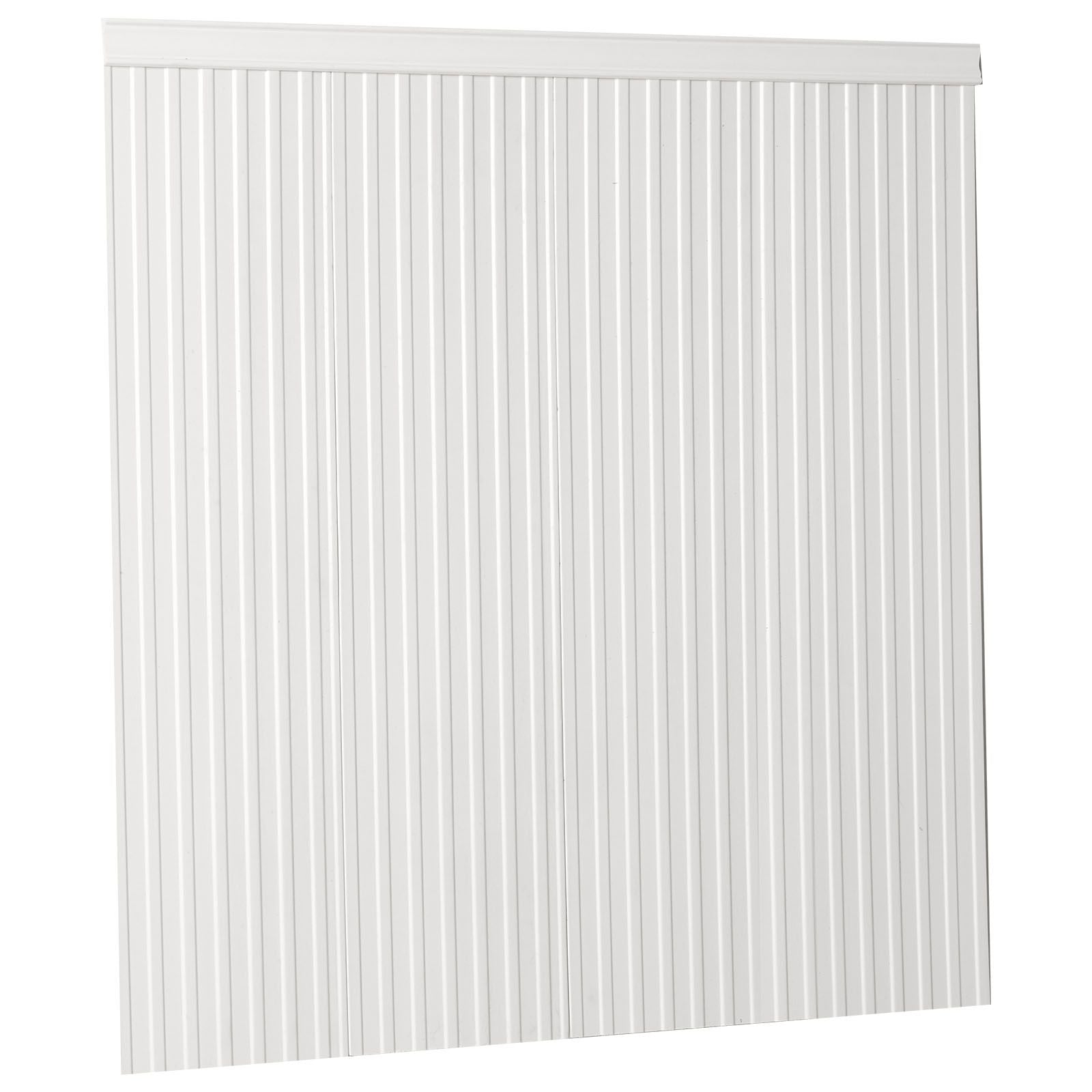 Wall Molding Wainscoting Kit 197x98cm Paintable Polystyrene Accent Trim White