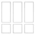 Wall Molding 3 Pack Wainscoting Panels Paintable Waterproof Polystyrene White
