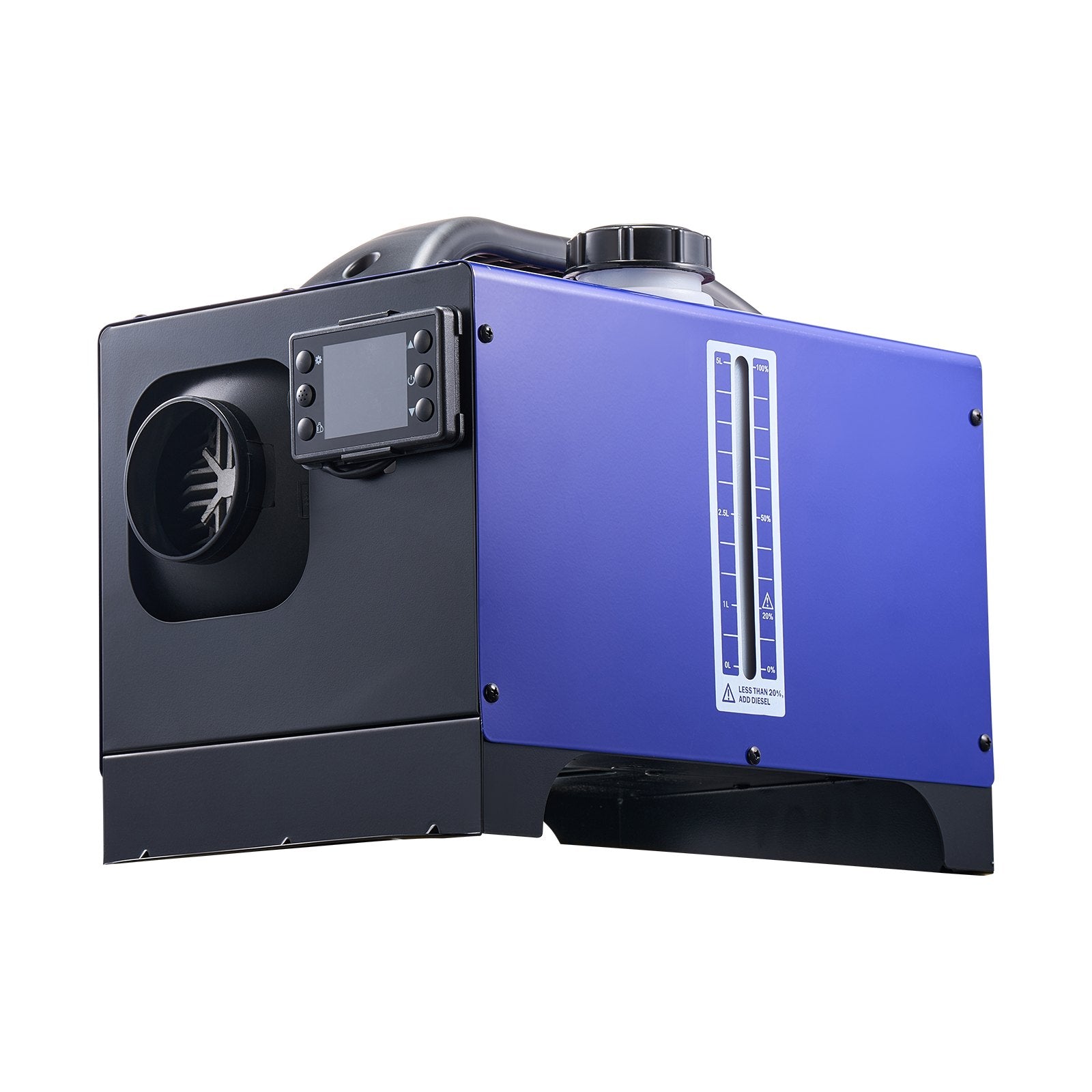 Diesel Heater, 8KW, DC 12V/24V, All in One Portable Diesel Air Heater with Remote Control and LCD Display, Fast Heating Low Noise, 5 L Fuel Tank for Vehicles, RVs, Vans, Tractors and Trucks