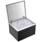 Drop in Ice Chest, 28"L x 16"W x 17"H Stainless Steel Ice Cooler, Commercial Ice Bin with Hinged Cover, 40 qt Outdoor Kitchen Ice Bar, Drain-pipe and Drain Plug Included, for Cold Wine Beer