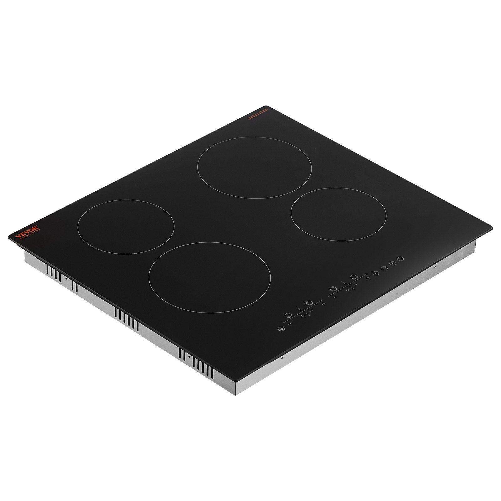 Built-in Electric Cooktop Radiant Ceramic Cooktop 4 Burners 23.2x20.5 inch