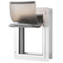 Medium Pet Door 31.2x43.5cm Dog Cat Flap Door Metal Frame Lock White