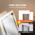 Medium Pet Door 31.2x43.5cm Dog Cat Flap Door Metal Frame Lock White