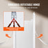 Medium Pet Door 31.2x43.5cm Dog Cat Flap Door Metal Frame Lock White
