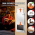 Medium Pet Door 31.2x43.5cm Dog Cat Flap Door Metal Frame Lock White