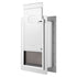 Small Pet Door 23.6x33.5cm Metal Frame 3-Flap Weatherproof Dog Cat Door