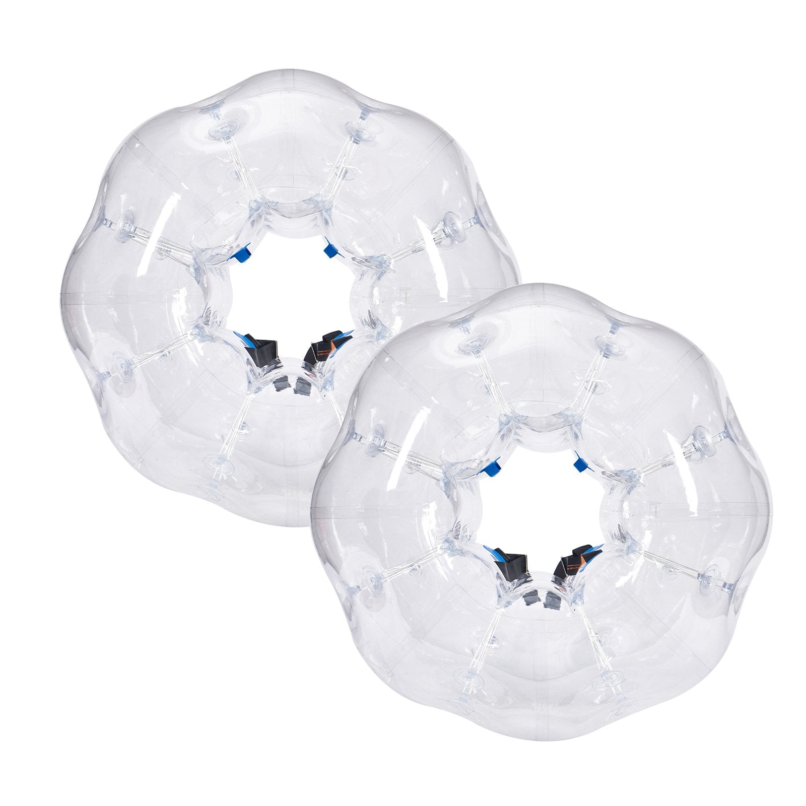 Inflatable Bumper Balls 2-Pack, 4FT/1.2M Body Sumo Zorb Balls for Teen & Adult, 0.8mm Thick PVC Human Hamster Bubble Balls for Outdoor Team Gaming Play, Bumper Bopper Toys for Garden, Yard, Park
