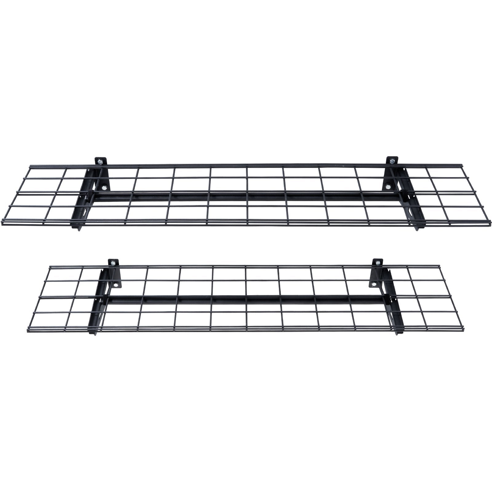 Garage Storage Shelving, 2 Pack, 48 x 12 in Heavy Duty Garage Shelves Wall Mounted, 400 lbs Load Capacity(Total) Garage Storage Rack Floating Shelves, Suitable for Shop, Shed, Garage Storage