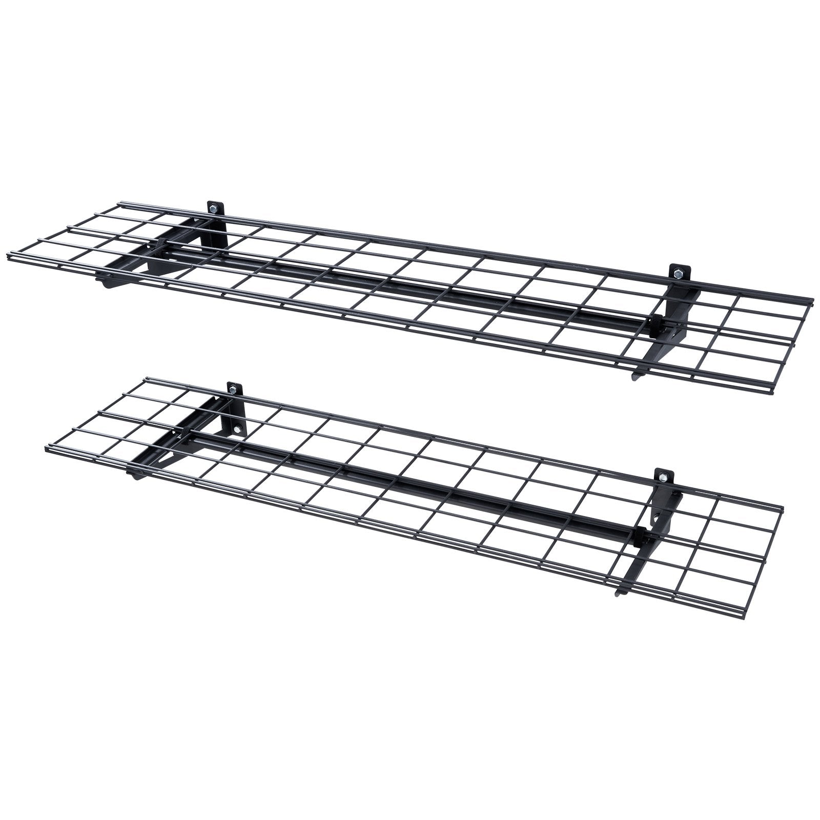Garage Storage Shelving, 2 Pack, 48 x 12 in Heavy Duty Garage Shelves Wall Mounted, 400 lbs Load Capacity(Total) Garage Storage Rack Floating Shelves, Suitable for Shop, Shed, Garage Storage