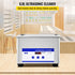 0.8L Ultrasonic Cleaner – 304 Stainless Steel 40kHz Digital Timer