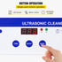 0.8L Ultrasonic Cleaner – 304 Stainless Steel 40kHz Digital Timer