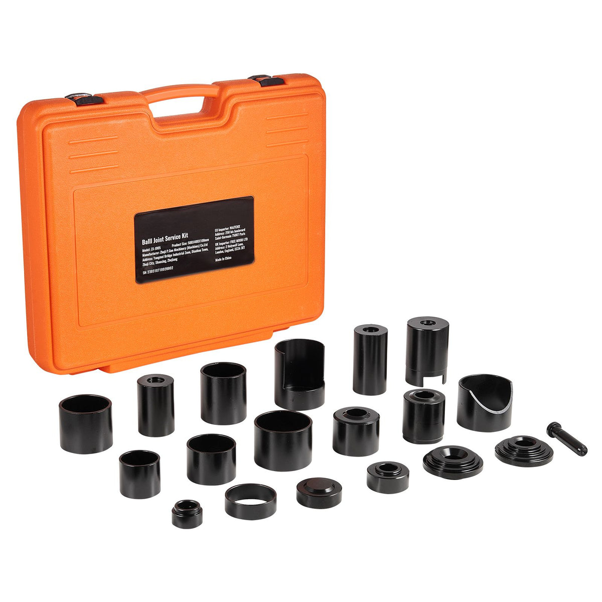 21PCS Ball Joint Press Kit C-Frame Tool Set for 2WD 4WD Vehicle Repair