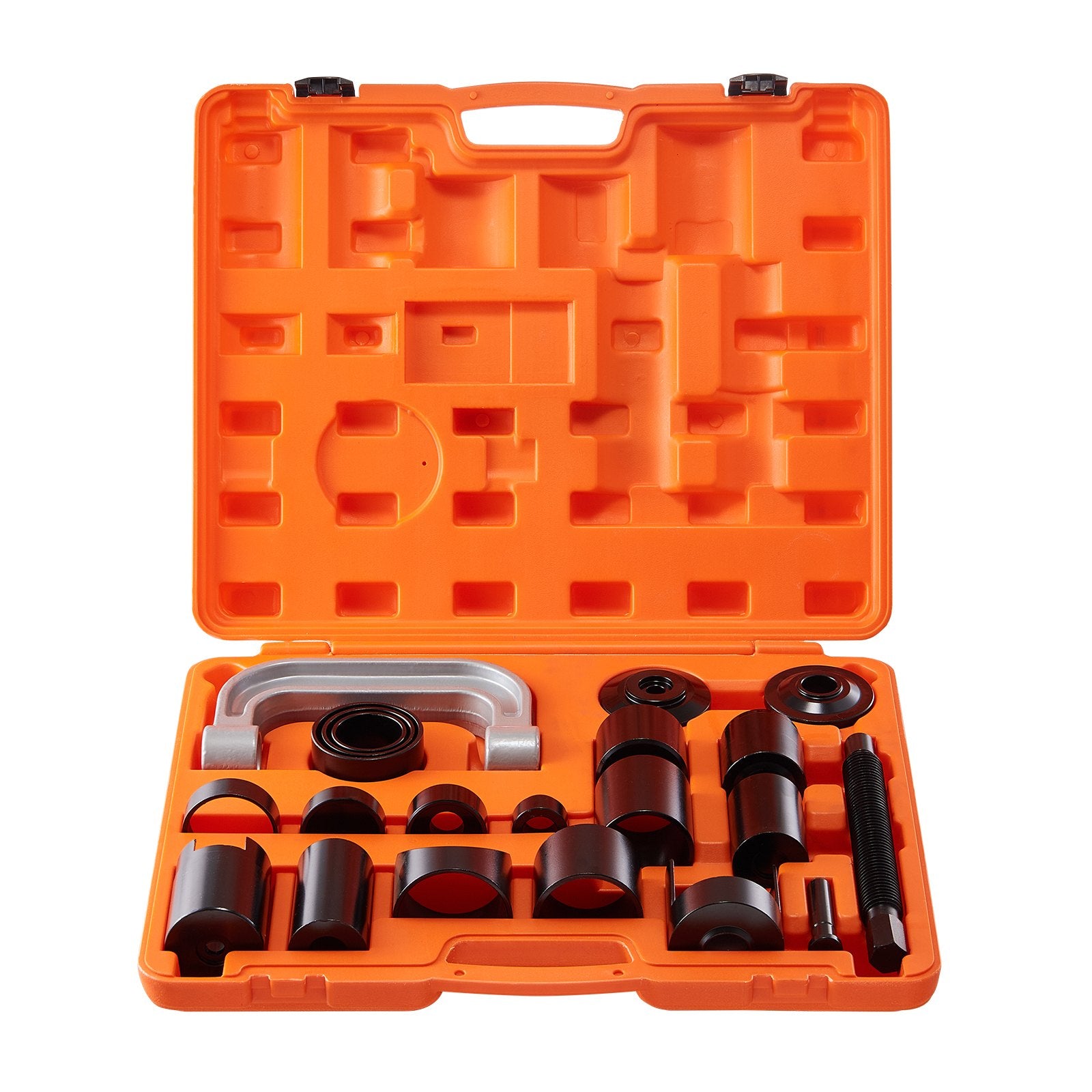 Ball Joint Press Kit, 21 pcs Tool Kit, C-press Ball joint Remove and Install Tools, for Most 2WD and 4WD Cars, Heavy Duty Ball Joint Repair Kit for Automotive Repairing