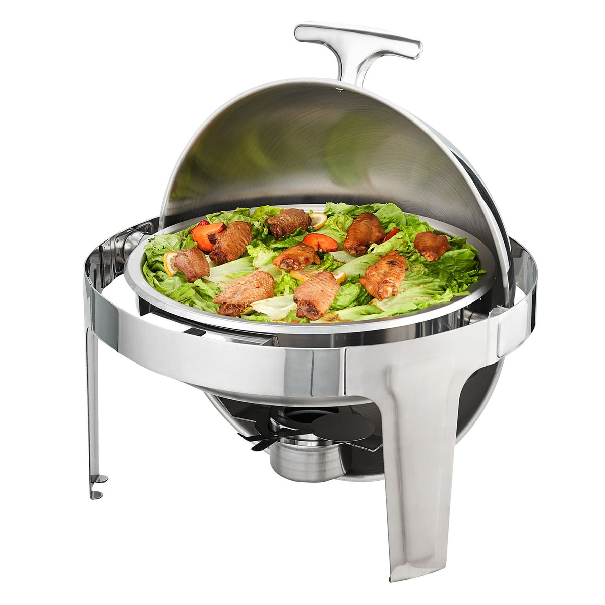 5.5L Roll Top Chafing Dish Buffet Set 2 Pack Stainless Steel Food Warmer