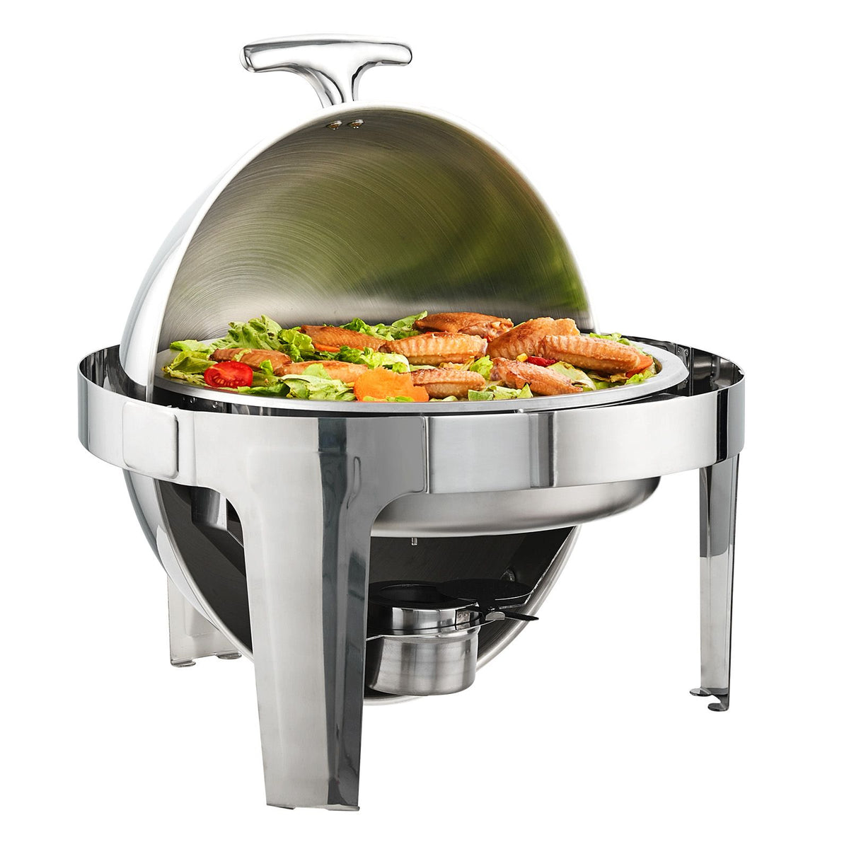 5.5L Roll Top Chafing Dish Buffet Set 2 Pack Stainless Steel Food Warmer