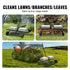 Tow Behind Dethatcher, 1219mm Tow Dethatcher with 24 Spring Steel Tines, Lawn Dethatcher Rake for ATV or Mower, Tow Behind Lawn Rake with Lift Handle for Garden Farm Grass