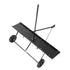Tow Behind Dethatcher, 1219mm Tow Dethatcher with 24 Spring Steel Tines, Lawn Dethatcher Rake for ATV or Mower, Tow Behind Lawn Rake with Lift Handle for Garden Farm Grass